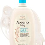 Aveeno Baby Daily Moisture Gentle Baby Body Wash and Shampoo with Oat Extract, 2-in-1 Baby Wash